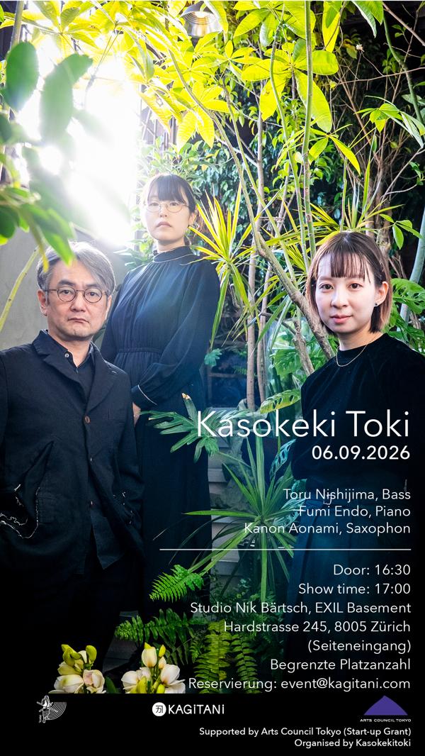 Kasokeki Toki 2026.9.6 Zürich flyer
